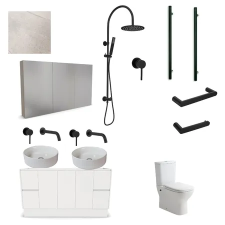 Glen Iris ensuite Interior Design Mood Board by Hilite Bathrooms on Style Sourcebook