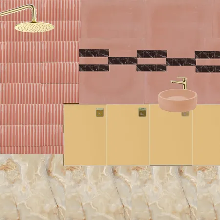 Bath - Peach & Honey Interior Design Mood Board by dl2407 on Style Sourcebook