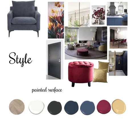 Module 6 Triadic Interior Design Mood Board by jeje19 on Style Sourcebook