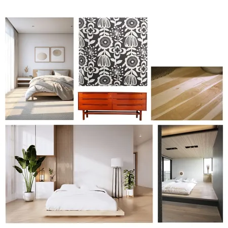japandi bedroom Interior Design Mood Board by gruvehaus on Style Sourcebook