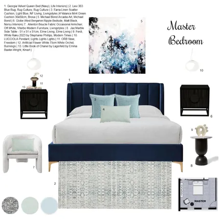 Bedroom final Interior Design Mood Board by Efi Papasavva on Style Sourcebook
