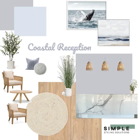 Ray White Coastal Reception updated Interior Design Mood Board by Simplestyling on Style Sourcebook