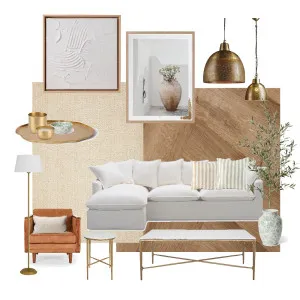 Simple green, white and brass Interior Design Mood Board by amberstrelitz on Style Sourcebook