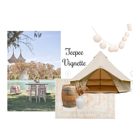 Wedding- Teepee Vignette 2 Interior Design Mood Board by Cailin.f on Style Sourcebook