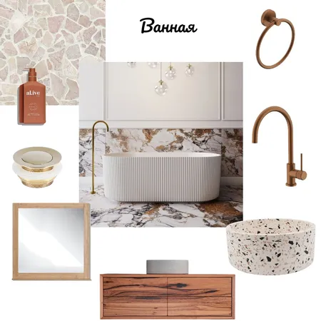 Ванная комната Interior Design Mood Board by giorgiedp@gmail.com on Style Sourcebook