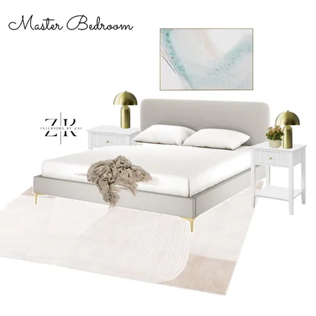 Master bedroom - Pastel Interior Design Mood Board by Interiors By Zai on Style Sourcebook