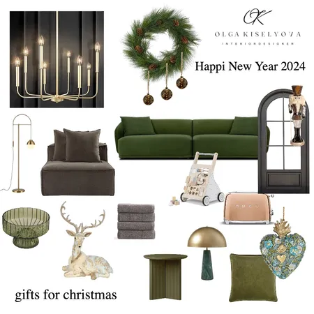 new year Interior Design Mood Board by Olga Kiselyova on Style Sourcebook