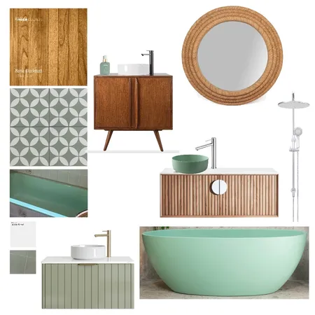 eulo st bathroom timber Interior Design Mood Board by brigid on Style Sourcebook