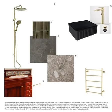 Main Bathroom Interior Design Mood Board by leonnee@me.com on Style Sourcebook