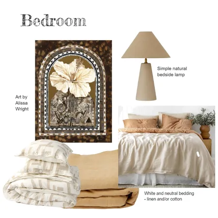 Bedroom Interior Design Mood Board by Lisa Crema Interiors and Styling on Style Sourcebook