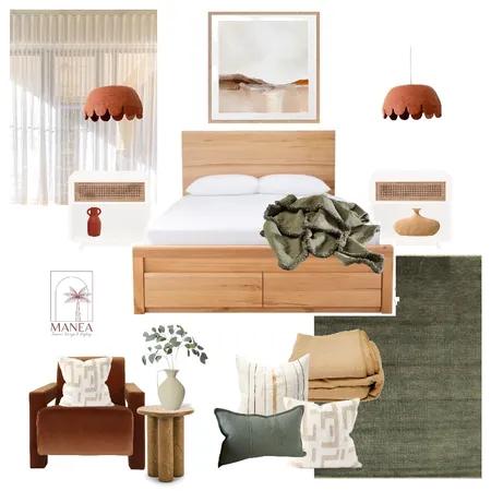 Australian Master Bedroom Interior Design Mood Board by Manea Interior Design & Styling on Style Sourcebook