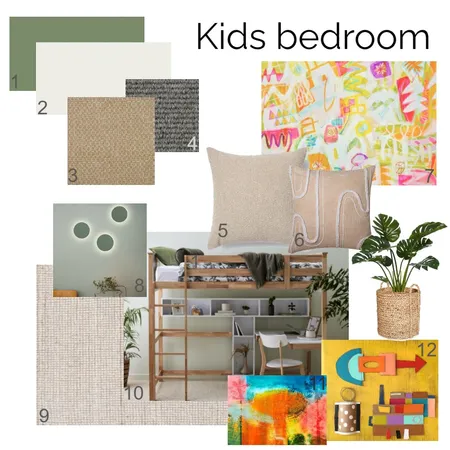 Kids Bedroom Interior Design Mood Board by alinemartins on Style Sourcebook