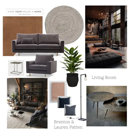 Lauren Patten Living Room Interior Design Mood Board by MarnieDickson on Style Sourcebook