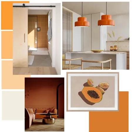 Orange Interior Interior Design Mood Board by Em_lemon on Style Sourcebook