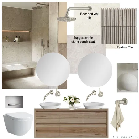 Ensuite Bathroom - Lee Interior Design Mood Board by Michelle Canny Interiors on Style Sourcebook