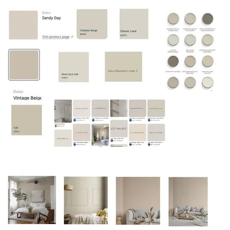 Beige paint colours for bedroom Interior Design Mood Board by Ravina Sachdev on Style Sourcebook