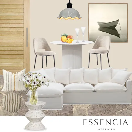 Neutral Lounge Interior Design Mood Board by Essencia Interiors on Style Sourcebook