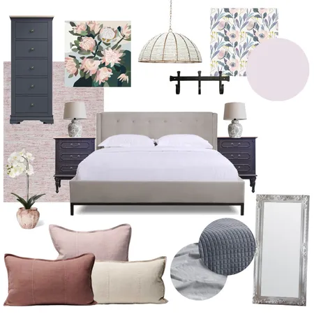 bedroom - semi-romantic style Interior Design Mood Board by Kyriakh on Style Sourcebook