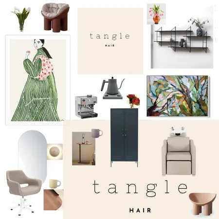 Tangle Hair Interior Design Mood Board by hayleelouise on Style Sourcebook