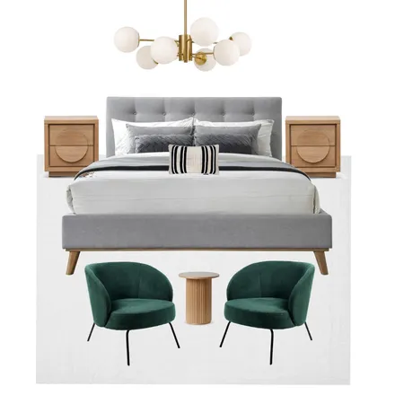 Sophisticated Transitional Master Bedroom Interior Design Mood Board by Meggie Ferrer Design on Style Sourcebook