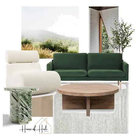Grounding Green Interior Design Mood Board by House of Hali Designs on Style Sourcebook