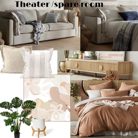 PALM COVE - THEATER / SPARE ROOM Interior Design Mood Board by asherbrew on Style Sourcebook