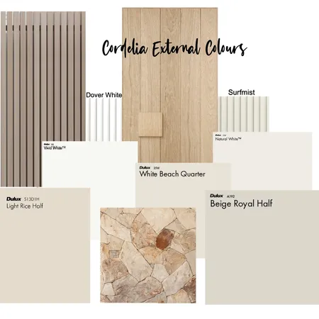 Cordelia St External Colours Interior Design Mood Board by juliespiller1961@gmail.com on Style Sourcebook