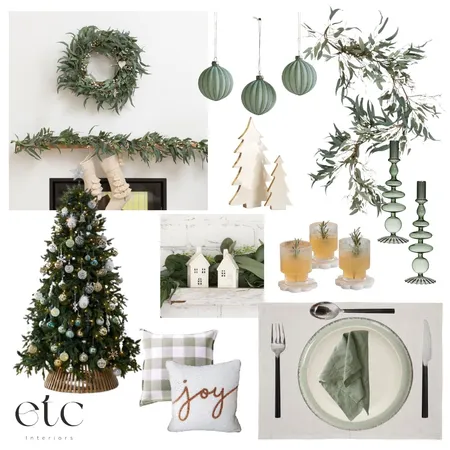 Christmas Styling Interior Design Mood Board by Etc Interiors on Style Sourcebook