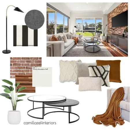 GLENORE LIVING - Bungalow Extension Interior Design Mood Board by Camilla Zefi Interiors on Style Sourcebook