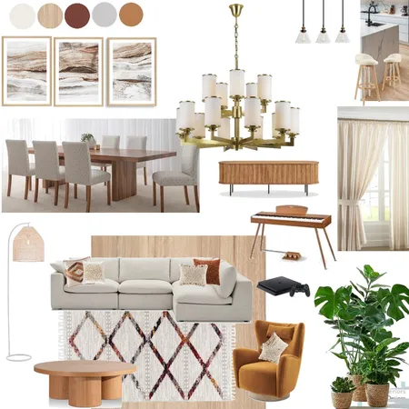 17 Dec Concept Board Earthy Living and Dining 7 Dec Interior Design Mood Board by vreddy on Style Sourcebook