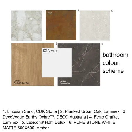 bathroom colour scheme Interior Design Mood Board by NF on Style Sourcebook