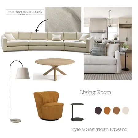 Edward Living Room Mood Board Interior Design Mood Board by MarnieDickson on Style Sourcebook