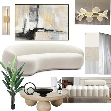 living room sample board Interior Design Mood Board by Alaadesigner23 on Style Sourcebook