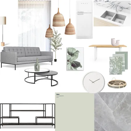 Kitchen & living room Interior Design Mood Board by Kris K. on Style Sourcebook