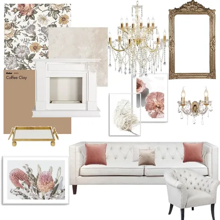 Victorian Inspired Living Area Interior Design Mood Board by elexishernandez on Style Sourcebook