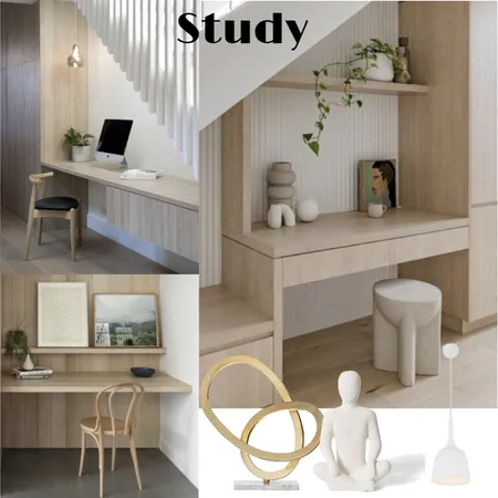 Palm Cove - STUDY UNDER STAIRS Interior Design Mood Board by asherbrew on Style Sourcebook