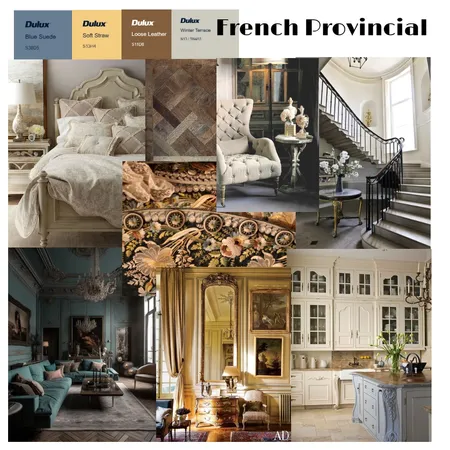 French Provincial Interior Design Mood Board by RMcGrathDesign on Style Sourcebook