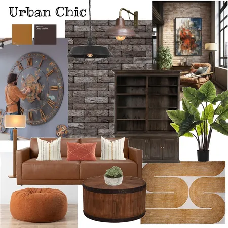 Urban Chic Interior Design Mood Board by Beck Bekkers on Style Sourcebook