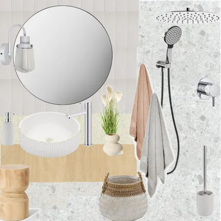 Terrazzo Ensuite Interior Design Mood Board by MrsLofty on Style Sourcebook