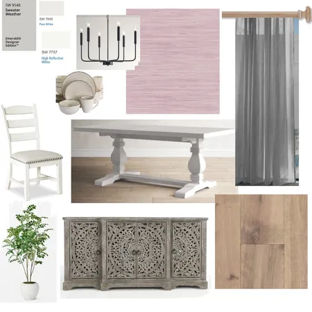Dining room Sample Board Mod9 Interior Design Mood Board by Mancuso Design and Renovations LLC. on Style Sourcebook