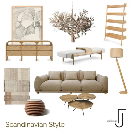 Scandanavian Interior Design Mood Board by JenRL Design on Style Sourcebook