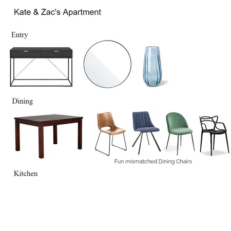 Kate & Zac's Apartment Interior Design Mood Board by sophiadunnedesign on Style Sourcebook