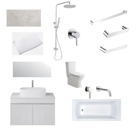 Glen Wav2 Interior Design Mood Board by Hilite Bathrooms on Style Sourcebook
