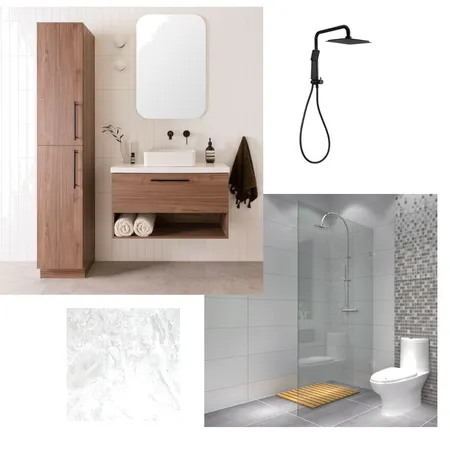 Basement Bathroom Interior Design Mood Board by mariahrobin on Style Sourcebook