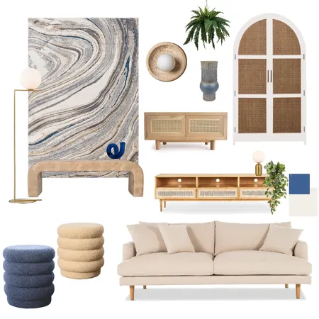 Beige with a hint of Blue Interior Design Mood Board by Maria kandalaft on Style Sourcebook