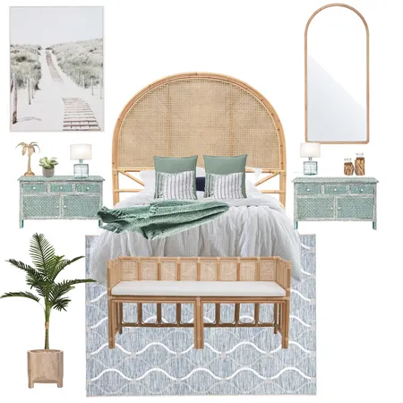 Coastal Master Bedroom Interior Design Mood Board by Savvi Home Styling on Style Sourcebook
