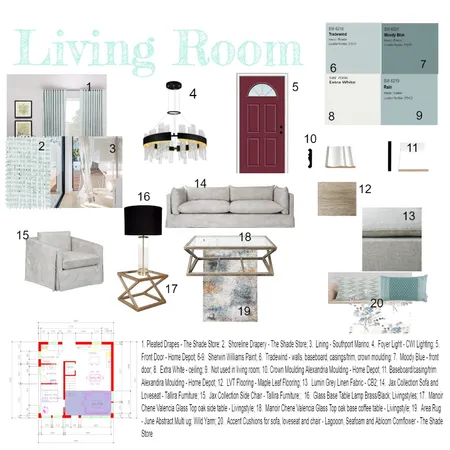 Living Room Interior Design Mood Board by zrm29 on Style Sourcebook