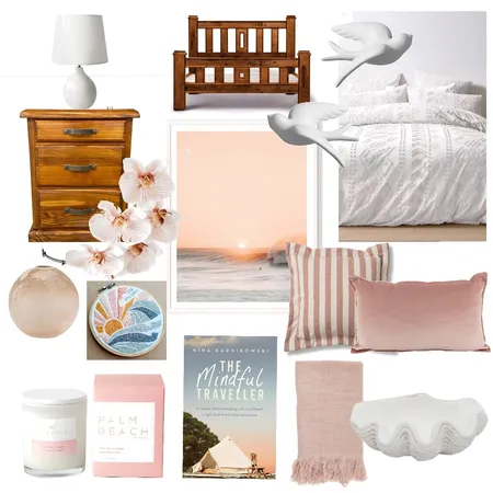 Blushing Beaches - Bedroom Interior Design Mood Board by Allanah June on Style Sourcebook