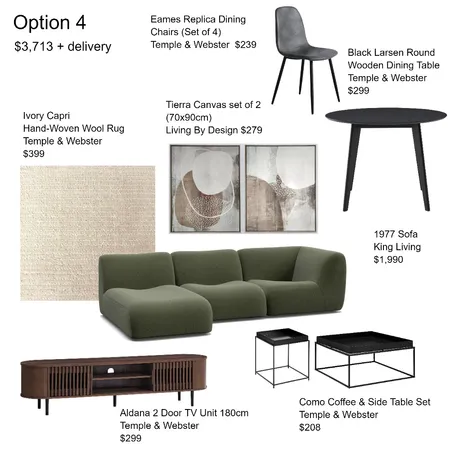 Pete's apartment option 4 Interior Design Mood Board by MintEquity on Style Sourcebook