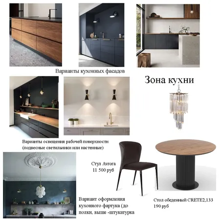 Зона кухни Interior Design Mood Board by TatianaFololeeva on Style Sourcebook